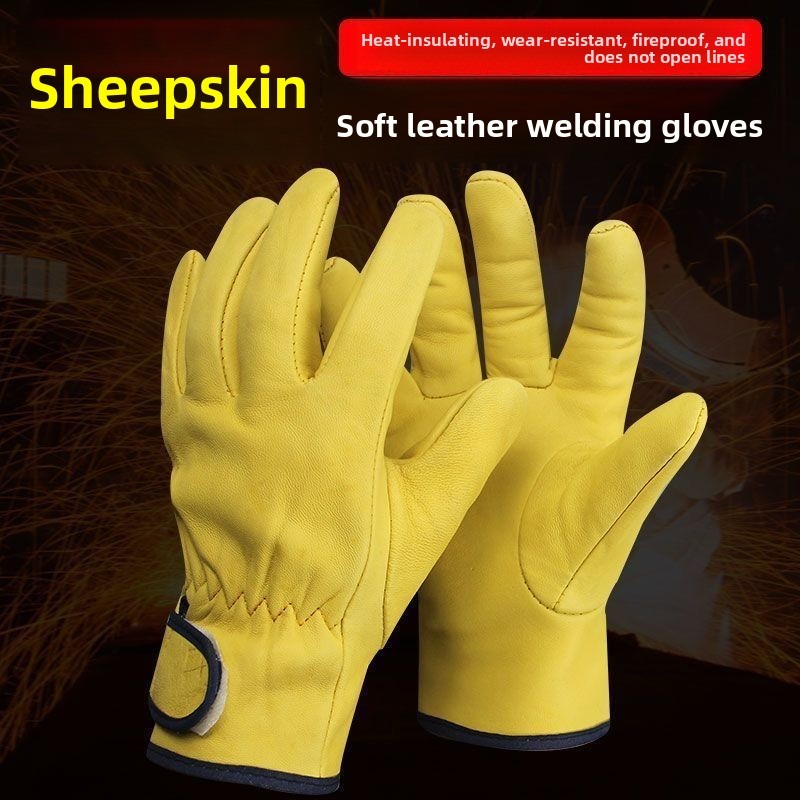Garden Gloves - bir çift İş Eldiveni Koyun Derisi