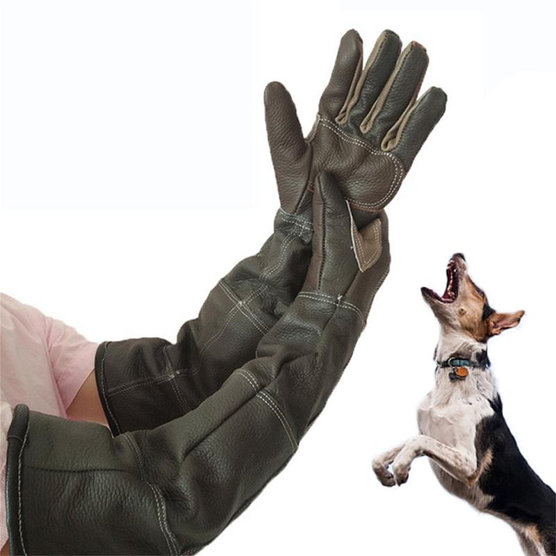 Garden Gloves - Pet eldiven inek derisi deri anti-kavrama