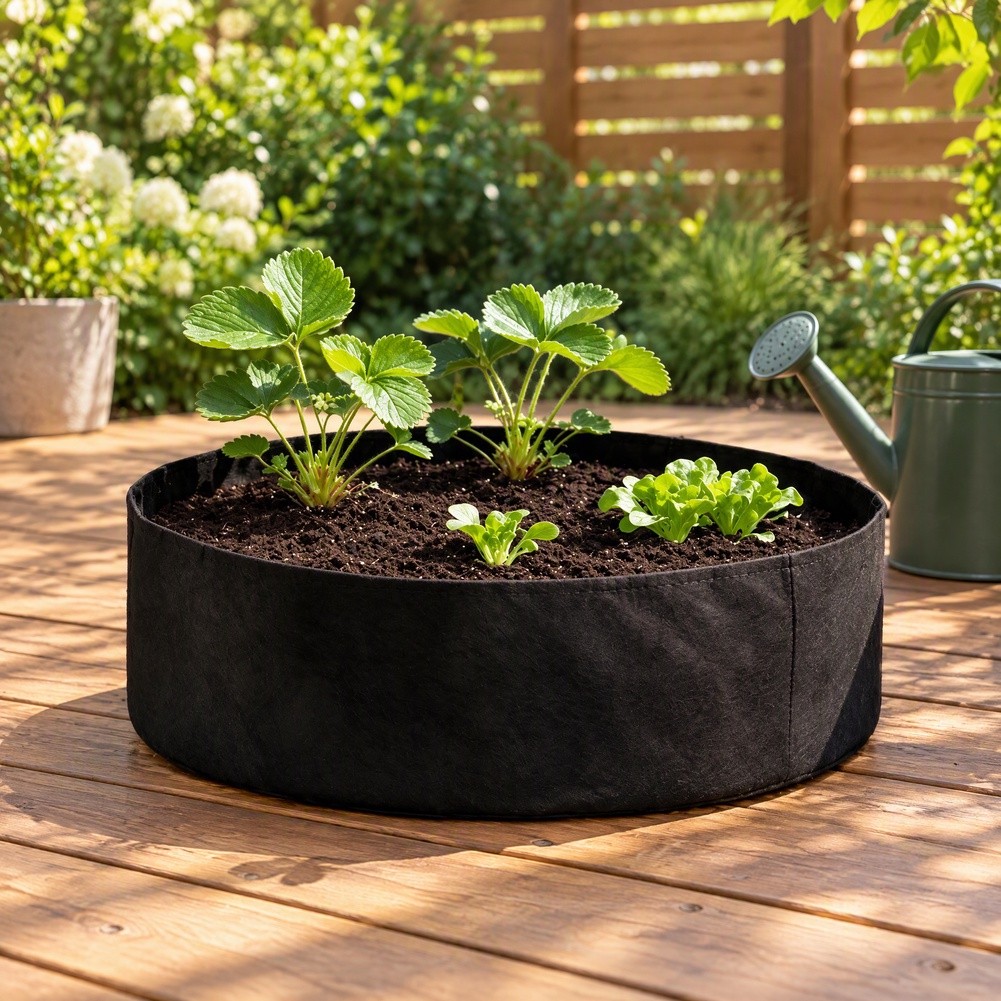 Büyük, Yuvarlak Keçe Dikim Tor - Grow Bag incelemesi ve fiyatı