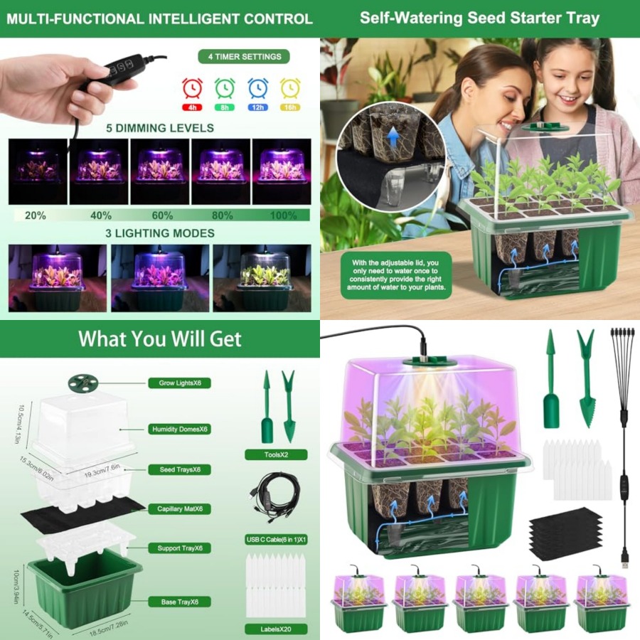 Işıklı Tohum Başlangıç ​​Tepsi - Seed Starter Tray incelemesi ve fiyatı