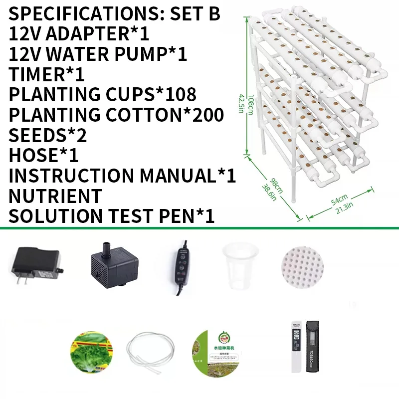 Topraksız Yetiştirme Sistemi S - Hydroponic Kit incelemesi ve fiyatı