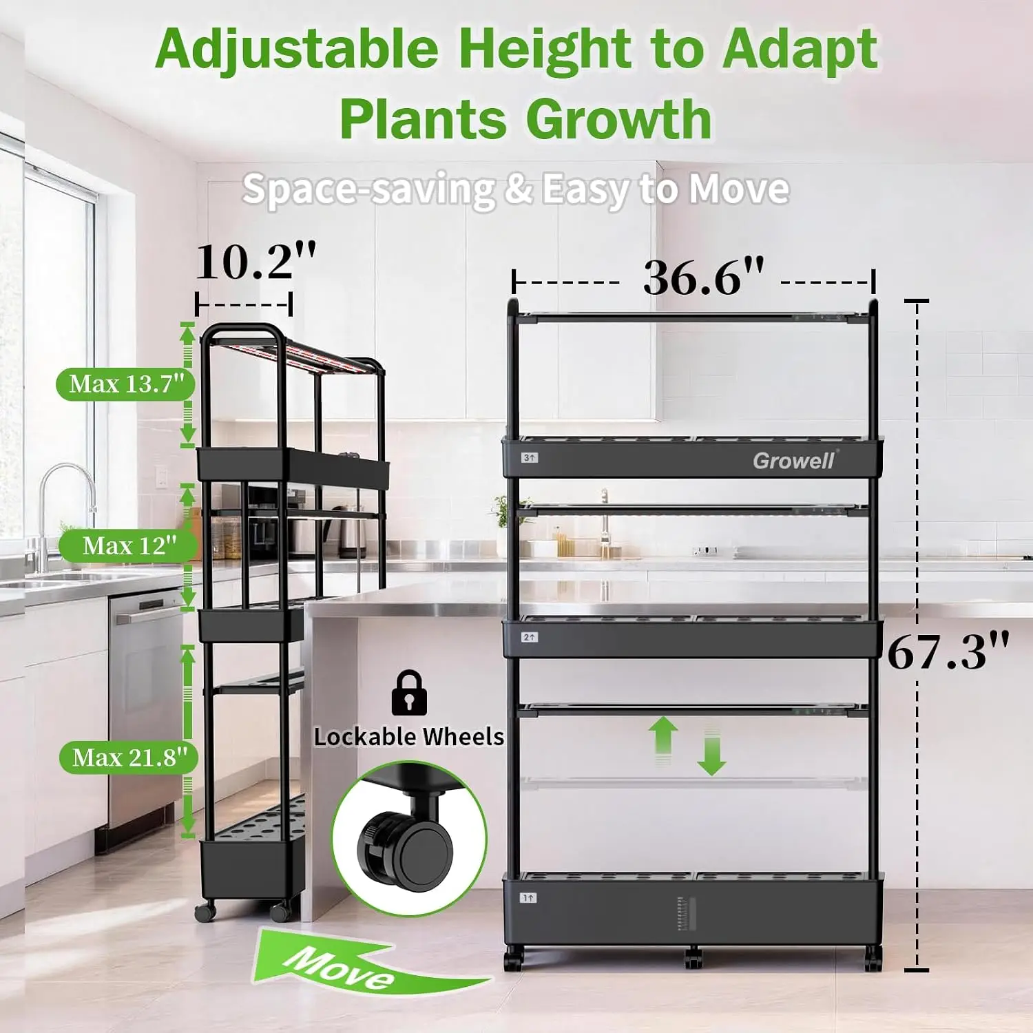 Büyük Hidroponik Yetiştirme Si - Hydroponic Kit incelemesi ve fiyatı