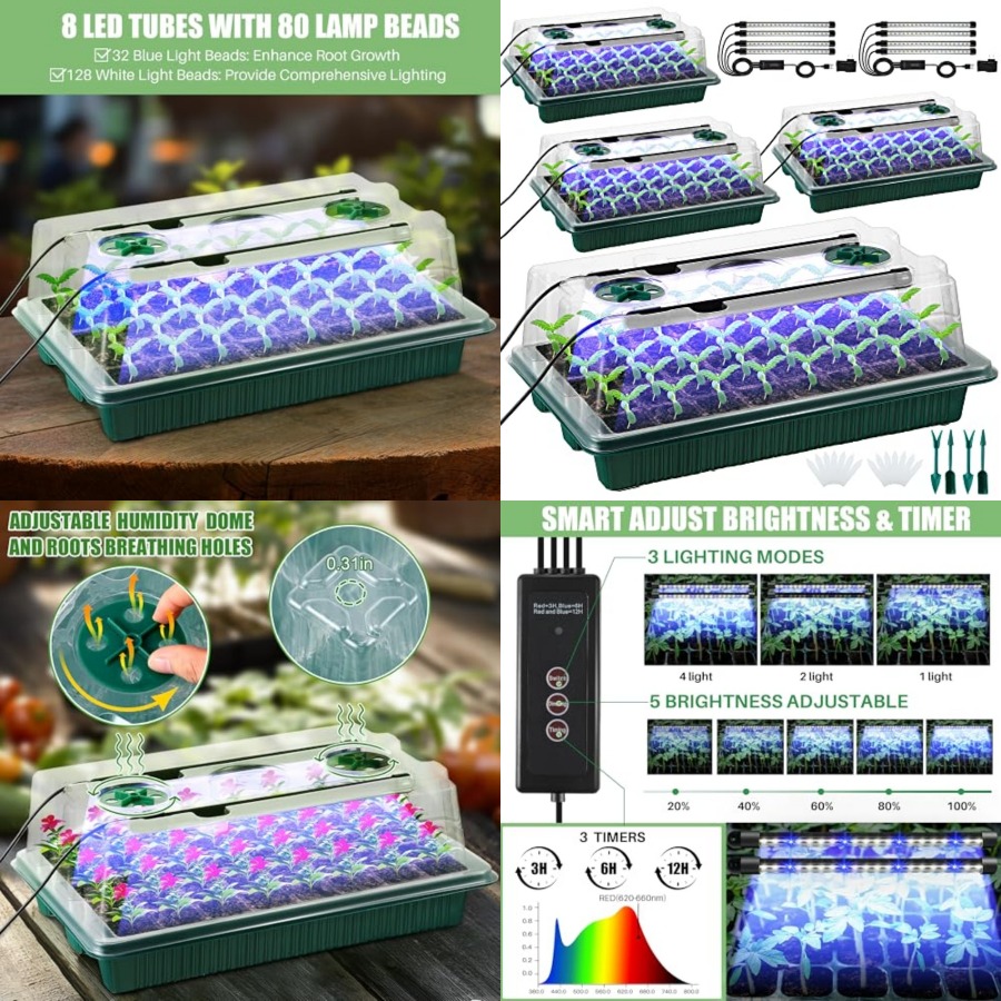 Büyütme Işığıyla Birlikte Tohu - Seed Starter Tray incelemesi ve fiyatı
