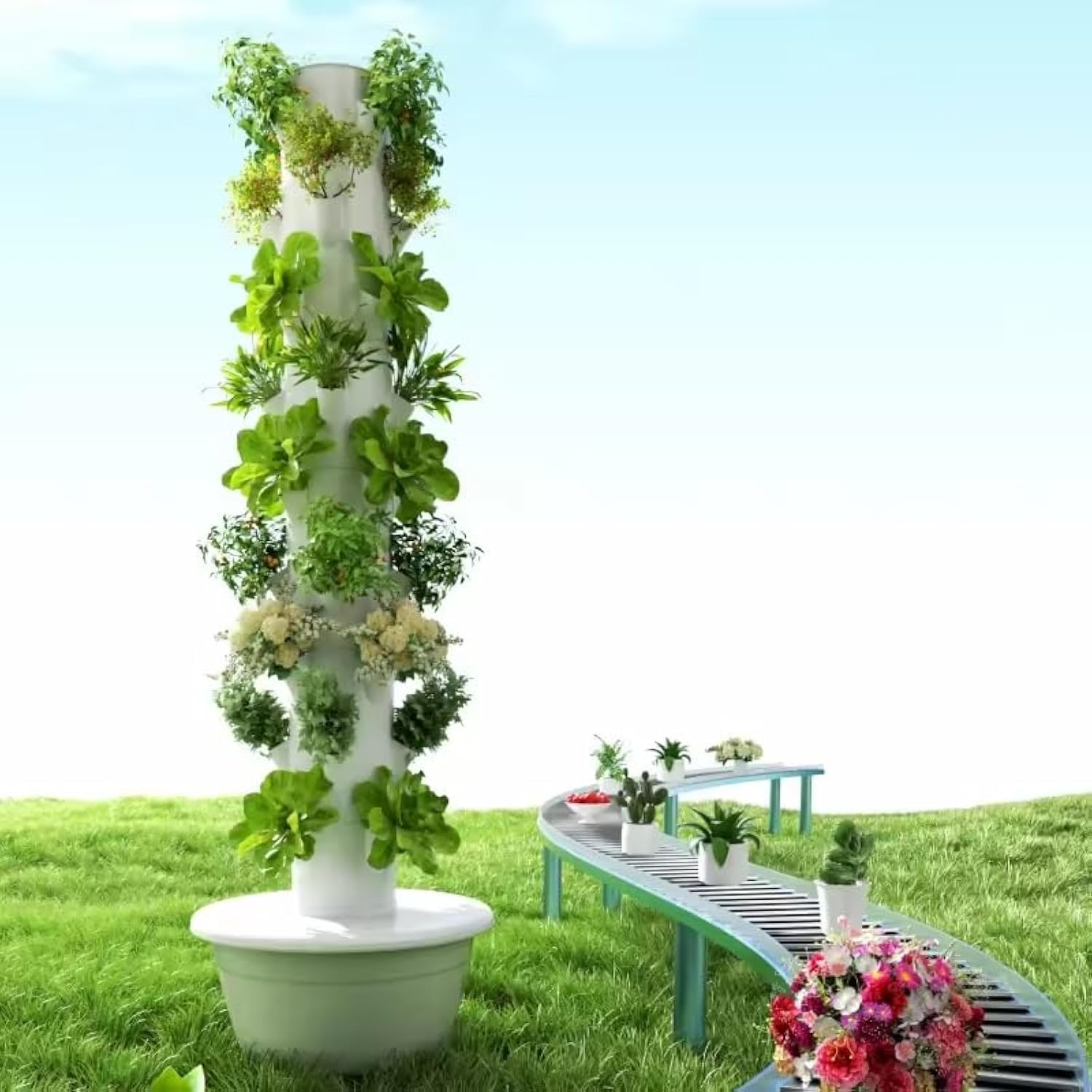 Dikey Hidroponik Yetiştirme Ku - Vertical Planter incelemesi ve fiyatı